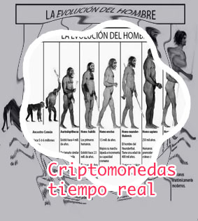 Evolucion criptomonedas tiempo real